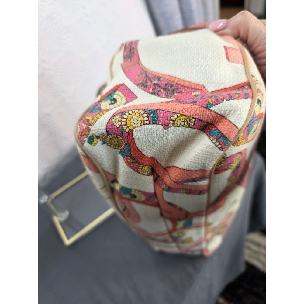 Salvatore Ferragamo Shoulder Bag Womens Medium Multi Excellent‎ Floral Canvas - Picture 8 of 14